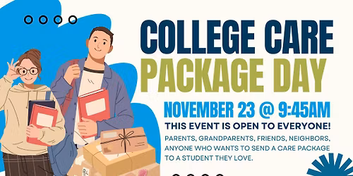 College Care Package Assembly Day