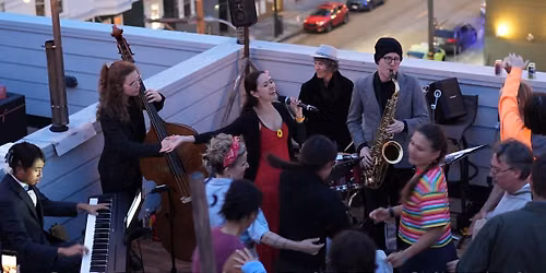 Sunnyside Swingsters with Shelley Leong at the Woodchopper's Ball