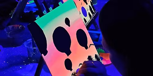 Glow In the Dark Paint & Sip\ud83e\uddea\u2744\ufe0f