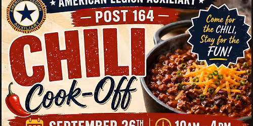 American Legion Auxiliary Post 164 Chili Cook-Off