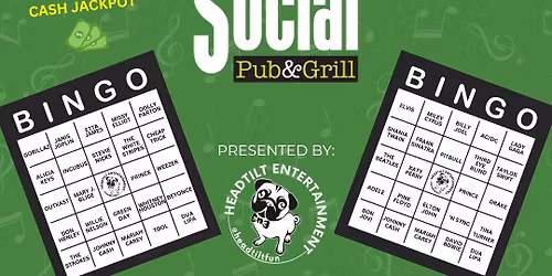 Music Bingo + Progressive Cash Jackpot! at The Social Pub & Grill