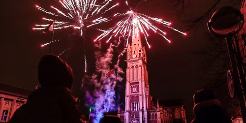 Feu d'artifice de No\u00ebl