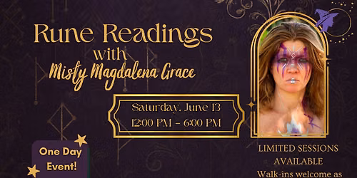 Rune Readings with Magdalena! (1 Day Event)