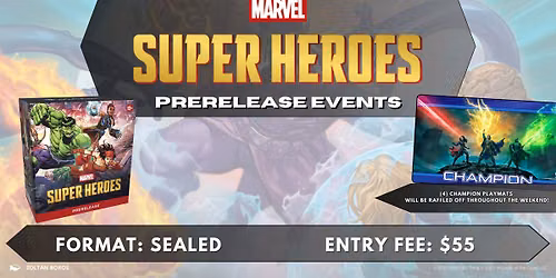 MTG x Marvel Super Heroes Friday 7:30pm *Participation Prize + Pack Per Win* Prerelease - Portsmouth