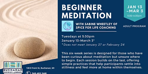Beginner Meditation with Sabine Wheetley of Spice for Life Coaching