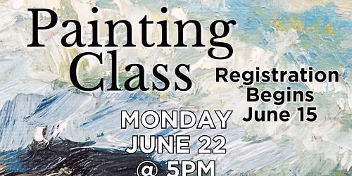 ADULT PAINTING CLASS