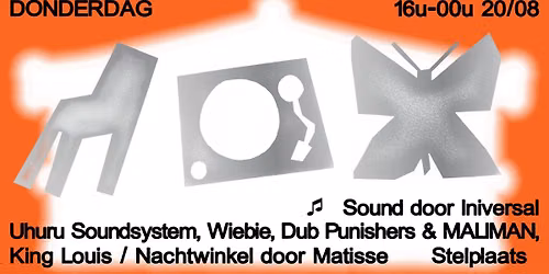  Stelplaza \/\/ Iniversal Soundsystem, Uhuru soundsystem, wiebie, dub punishers & MALIMAN \/ nachtwinke