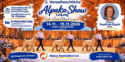 2. Vorweihnachtliche Alpaka Show Leipzig
