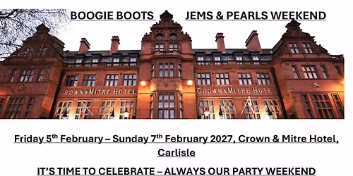 Carlisle February 5th - 7th February 2027