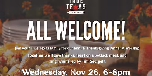 True Texas Project Thanksgiving