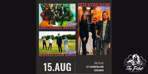 Lon Chaney Movie with Russell Leon Band and Pete Kyrie Band