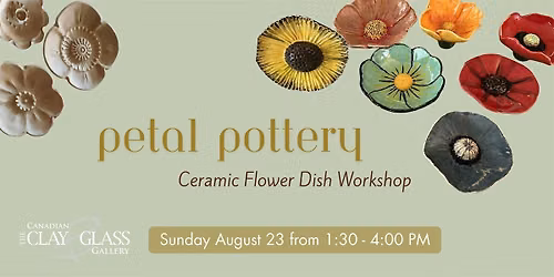 Petal Pottery: Ceramic Flower Dish Workshop