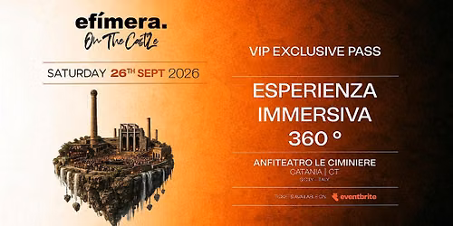 Vip Exclusive Backstage | Ef\u00ecmera Ciminiere Experience 2.0