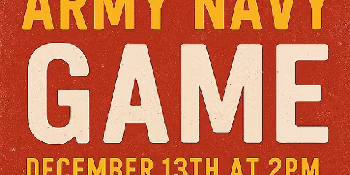 Army Navy Game Chili Cook Off