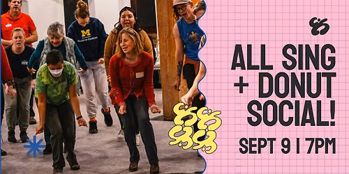 Chicago Circle Singing: September ALL SING + DONUT SOCIAL!
