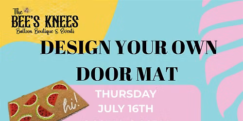 Design Your Own Door Mat