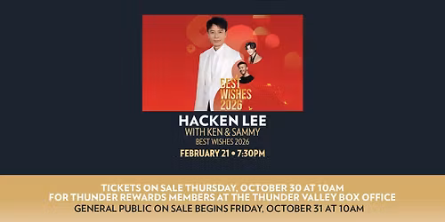 Best Wishes 2026 - Hacken Lee at Pechanga Resort Casino
