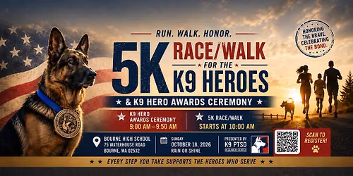 5K Award\/Race\/Walk for the K9 Heroes
