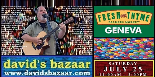 David's Bazaar @ Fresh Thyme Farmers Market, Geneva, IL