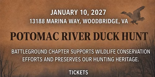 Potomac River Duck Hunt