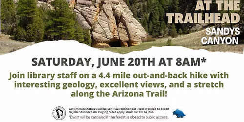 Meet Us At the Trailhead - Sandys Canyon