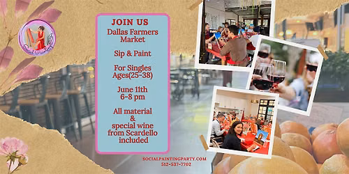 Sip & Paint at Dallas Farmers Market