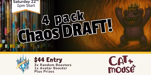 CHAOS DRAFT- (4 Packs inc Avatar)