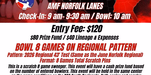Pre-Regional Scratch Sweeper @ AMF Norfolk (5\/31)