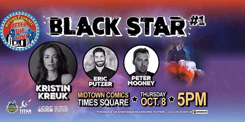 Kristin Kreuk, Eric Putzer + Peter Mooney SIGNING Black Star #1-3 @ Times Square!