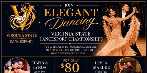 Virginia State Dancesport Championships - Spectate Evening Session