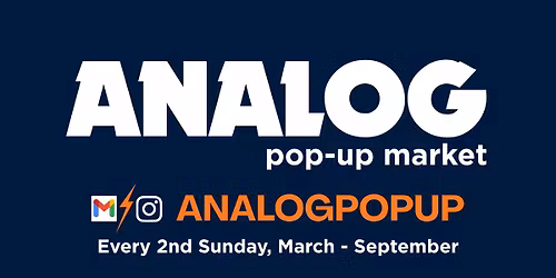 Analog Pop-Up Market: April 12th!