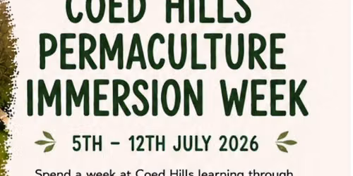Coed Hills Permaculture Immersion Week