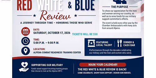 "A Journey Through Time - Honoring Those Who Serve" Red, White, & Blue Review