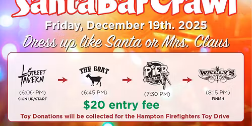 Santa bar crawl and Santacon party!