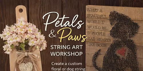 Petals & Paws String Art