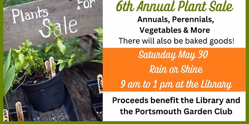 6th Annual Plant Sale