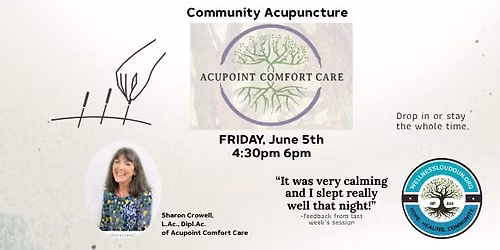 Community Acupuncture with Acupoint Comfort Care