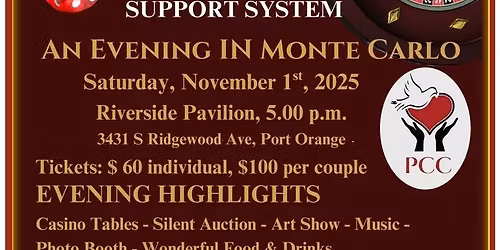 PCC Fall Back on Your Support System Casino Fundraiser