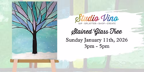 *Studio Vino* Stained Glass Tree