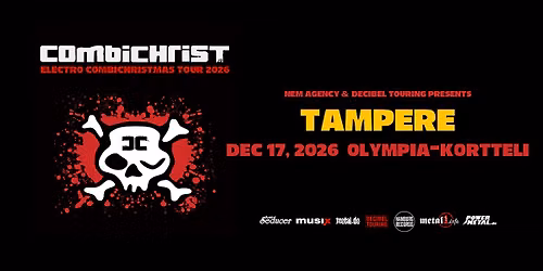 COMBICHRIST (USA), to 17.12.2026, Tampere, Olympia-kortteli
