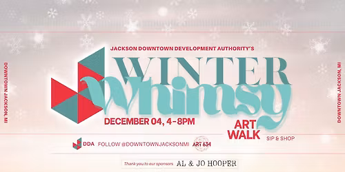 Winter Whimsy Artwalk Sip & Shop
