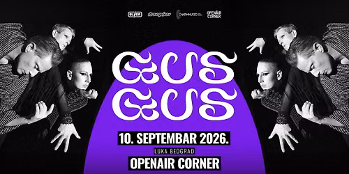 GusGus @ OpenAir Corner Luka Beograd | 10.09.