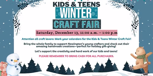 LRWL Kids & Teen Winter Craft Fair