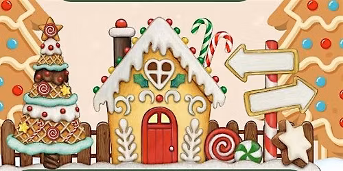 Recess Restaurant Gingerbread House Decorating Party