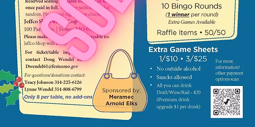 4th Annual Jeffco Shop with a Cop Bingo