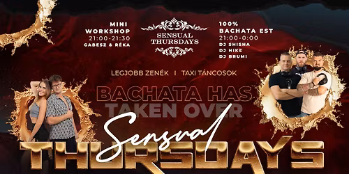 Sensual Thursdays \/\/Bachata Has Taken Over \/\/ 100% Bachata Night