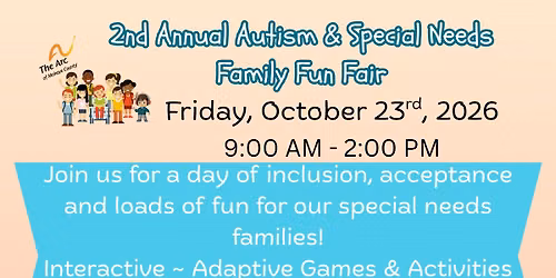2nd Annual Autism & Special Needs Family Fun Fair