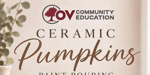 Ceramic Pumpkins - Paint Pouring!