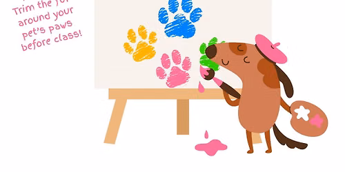 Bring your Pet to Paw Painting Class