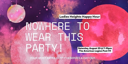 LHHH's : 'Nowhere To Wear This' Party (Co-Ed)